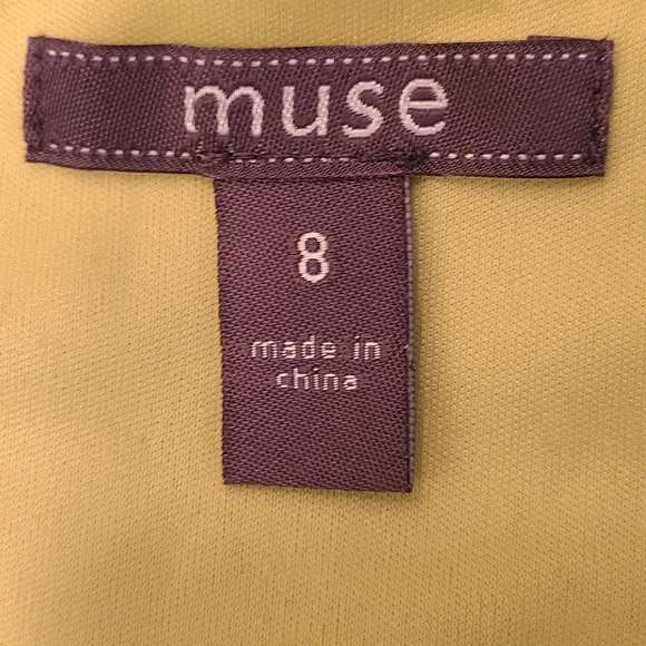 NWT Muse size 8 green dress - Picture 7 of 8